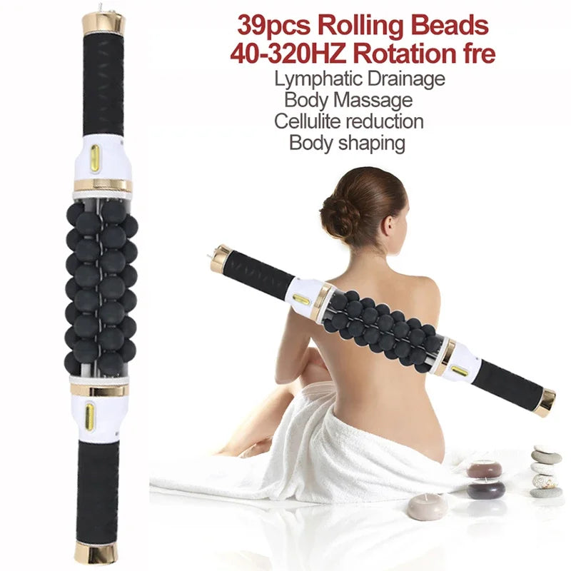 Revive Rollers - 40W Electric Vibration Rolling Machine for Muscle Relaxation, Cellulite Reduction, Body Shaping & Lymphatic Drainage