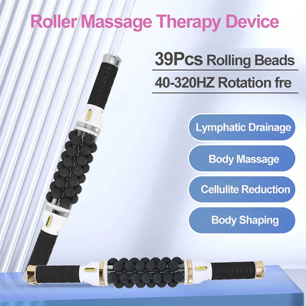 Revive Rollers - 40W Electric Vibration Rolling Machine for Muscle Relaxation, Cellulite Reduction, Body Shaping & Lymphatic Drainage